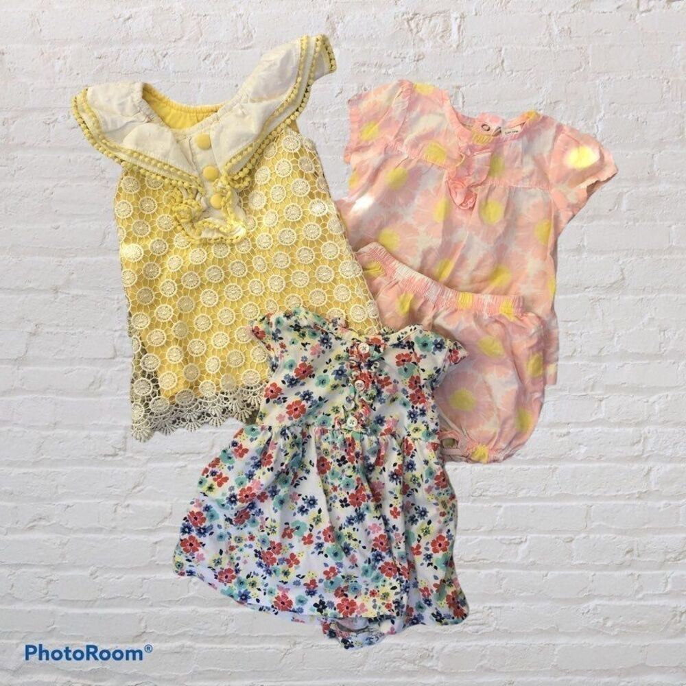 Girl Carter’s and Mud Pie Outfits 6M